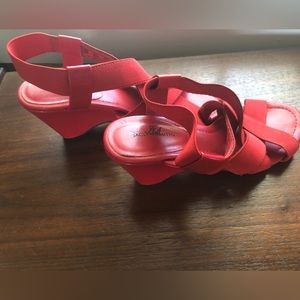 red sandals